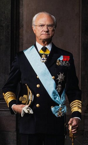 Portrtt av Carl XVI Gustaf