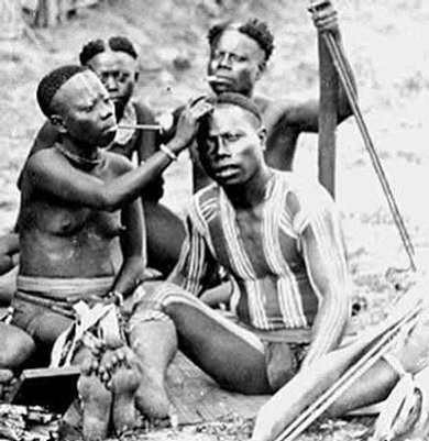 Kroppskonst frn Jarawafolket p Andamerna