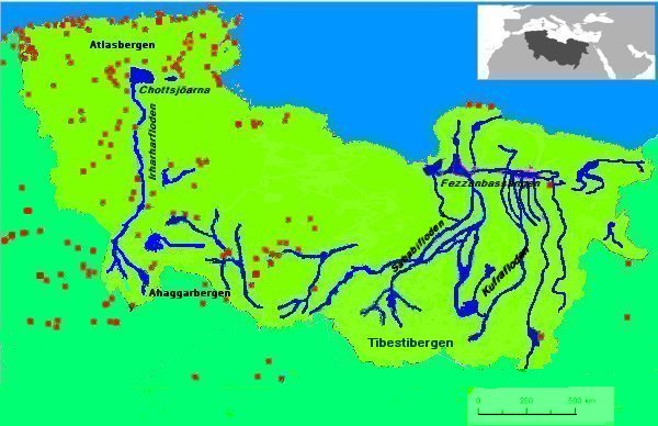 Floder i Sahara under Eem interglacialen