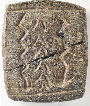 Plakett från Göbekli Tepe