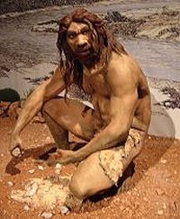 Sittande Homo antecessor