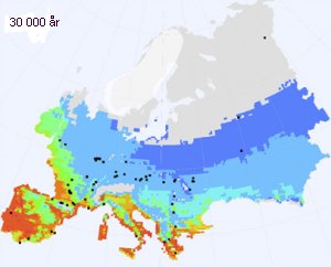Befolkningen i Europa fr 30 000 r sedan