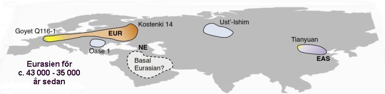 Jordens befolkning för 35 000 år sedan