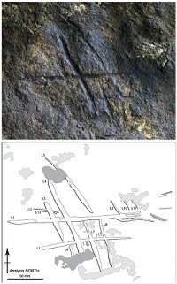 Bild av en neandertalristning (21K)