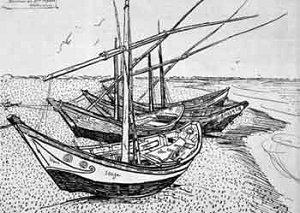 Dory-btar tecknade av Vincent van Gogh