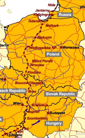 Brnstensvgen genom stra Centraleuropa