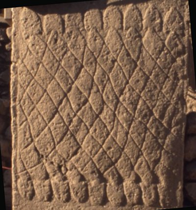 Ödets nät på pelare i Göbekli Tepe