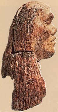 Staty visande man frn gravettienkulturen